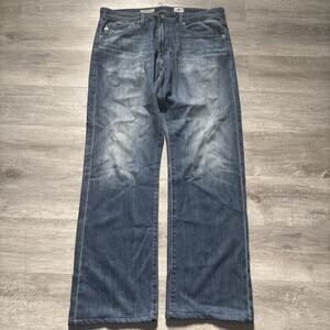 AG Adriano Goldschmied Jeans Men 34 Blue The Protege Straight Leg Preppy